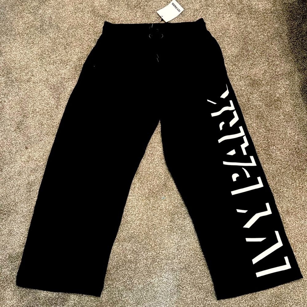 IVY PARK XL wide leg black sweatpants